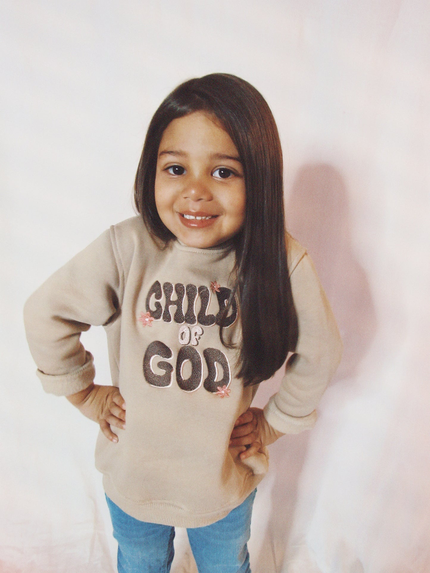 Child of God Kid's Embroidered Sweater