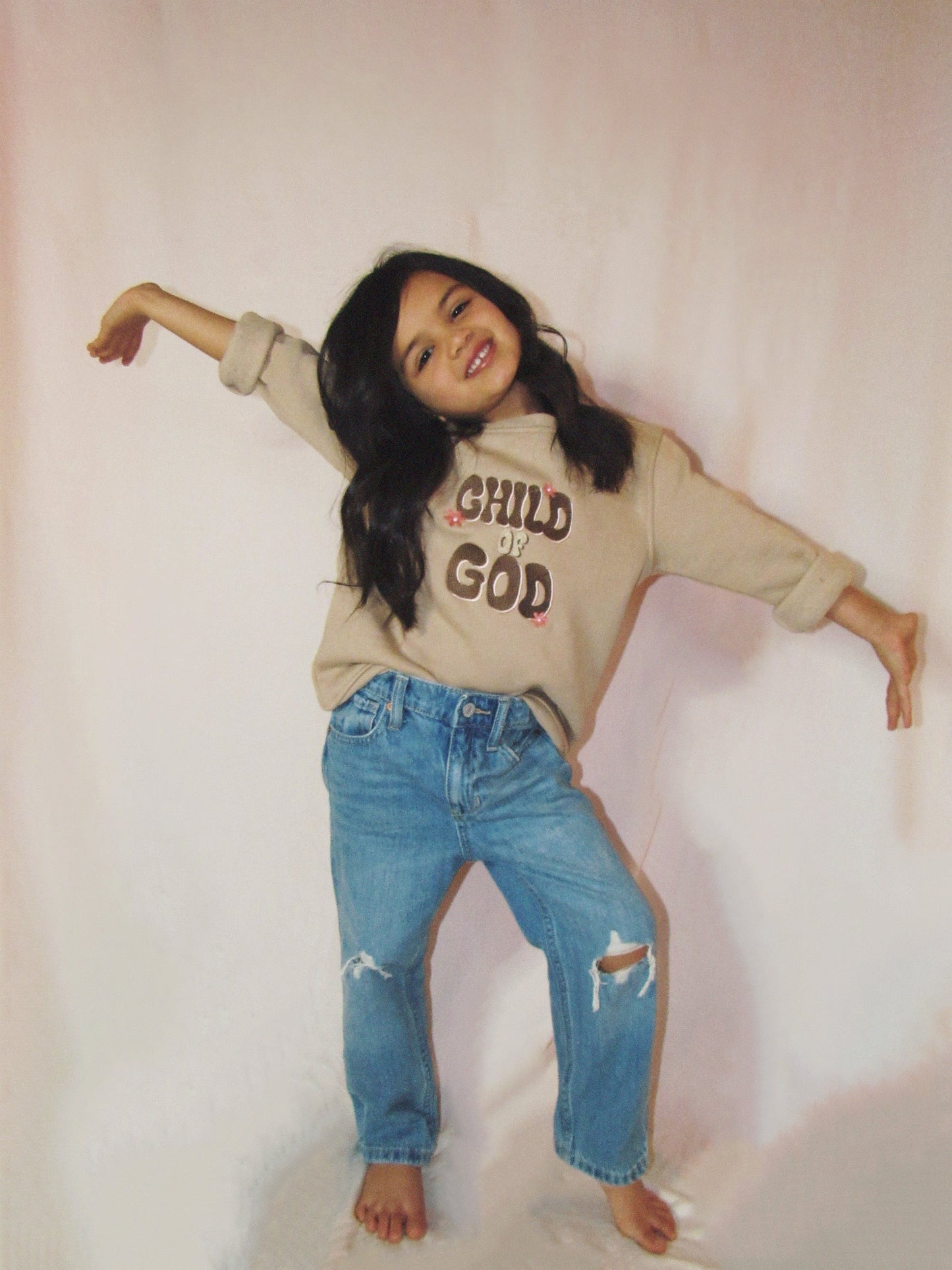 Child of God Kid's Embroidered Sweater