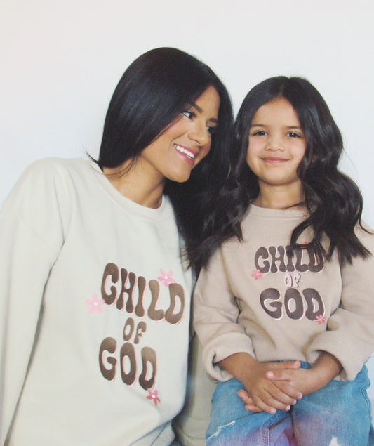 Child of God Adult Sweatshirt (Embroidered)